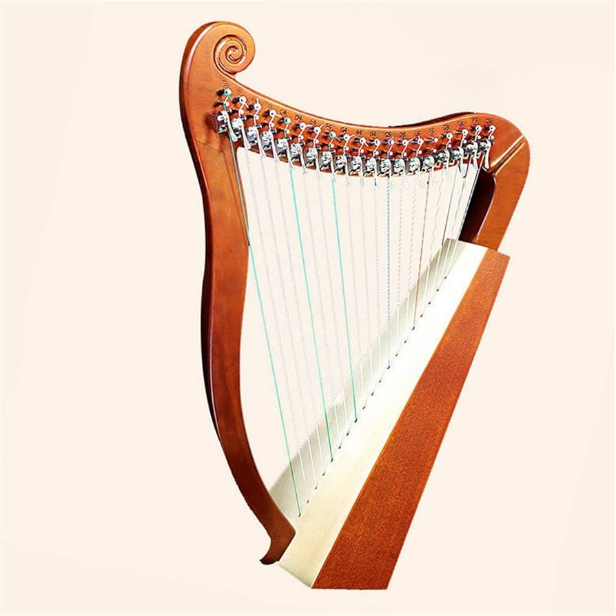 Amazon.co.jp: ハープ 19弦竪琴 ハープ 竪琴 携帯用楽器 ハンドバッグ